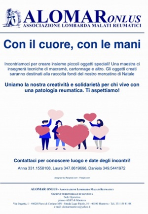 Con il cuore, con le mani: i laboratori creativi e solidali di ALOMAR Sezione di Mantova