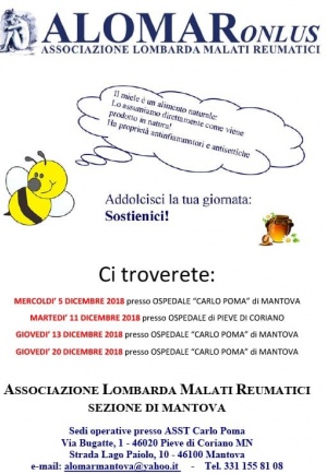 Dal 5 dicembre assaggiamo il miele con ALOMAR Mantova: banchetti solidali 