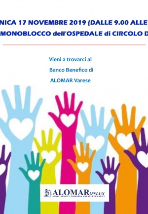 Pensieri di solidarietà: torna il Banco Benefico di ALOMAR Varese