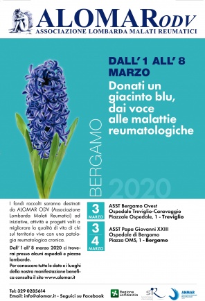 EVENTO SOSPESO - ALOMAR Bergamo: calendario 'Giornate del Giacinto Blu'