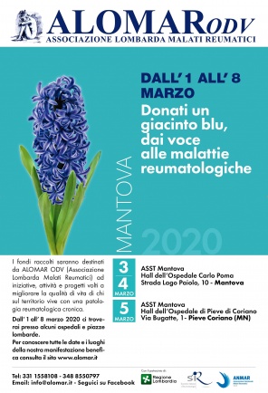 EVENTO SOSPESO - ALOMAR Mantova: calendario 'Giornate del Giacinto Blu'